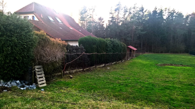 rozdělení pozemku v Břasích